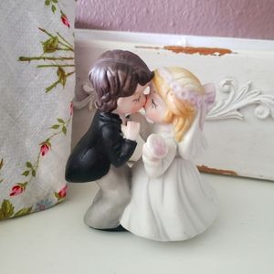 Vtg Bride And Groom Cake Topper